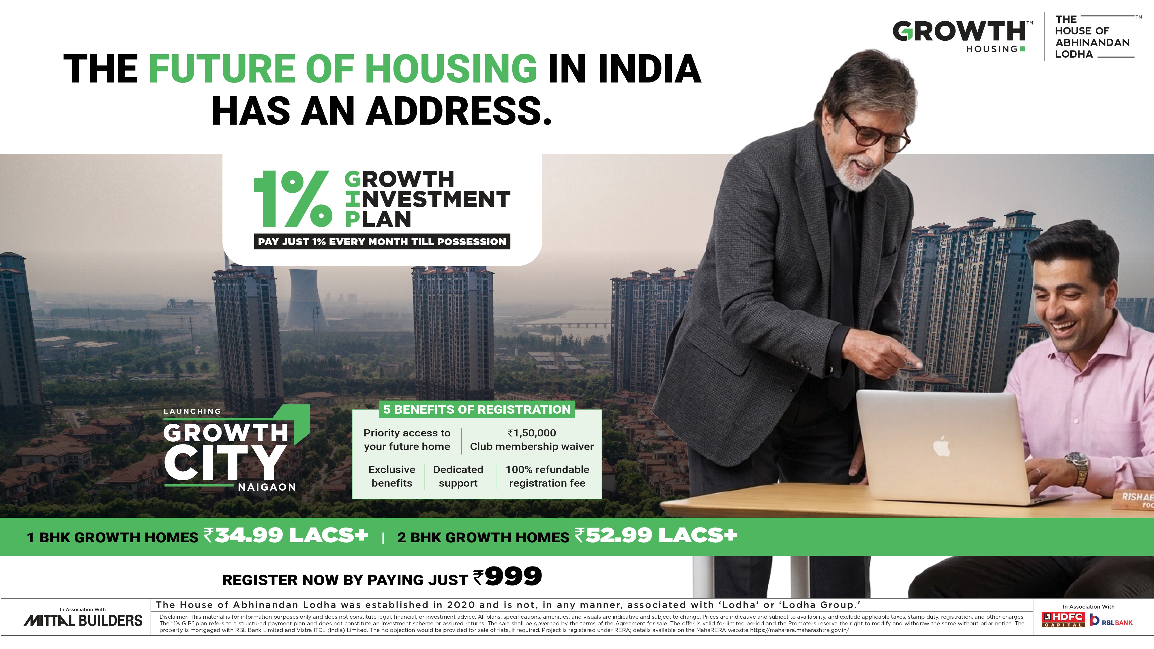 Growth City Naigaon East – Luxury 1 & 2 BHK Homes by HoABL Mumbai